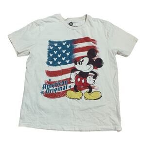 Disney Store mens Large short sleeve Mickey mouse American original travel Walt